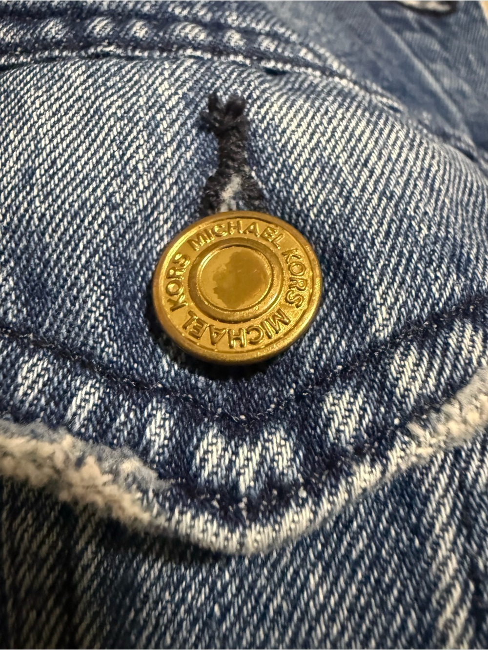 Michael Kors Medium Blue Denim Jean Jacket | Size Small | 100% Cotton - Picture 6 of 12